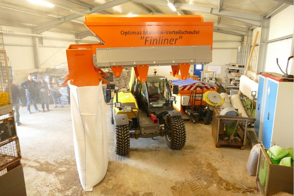 Optimas Finliner macht Hochwasserschutz schnell